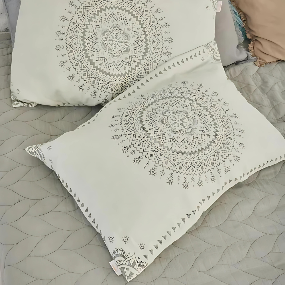 Mika – Housse de coussin en coton à trois couches