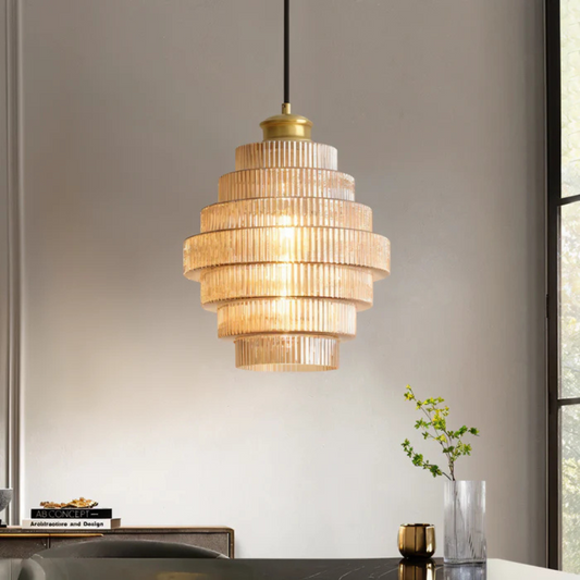 Gerry – Lampe pendante en verre simple