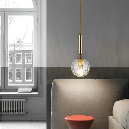 Sean – Moderne Noire et Dorée Suspension