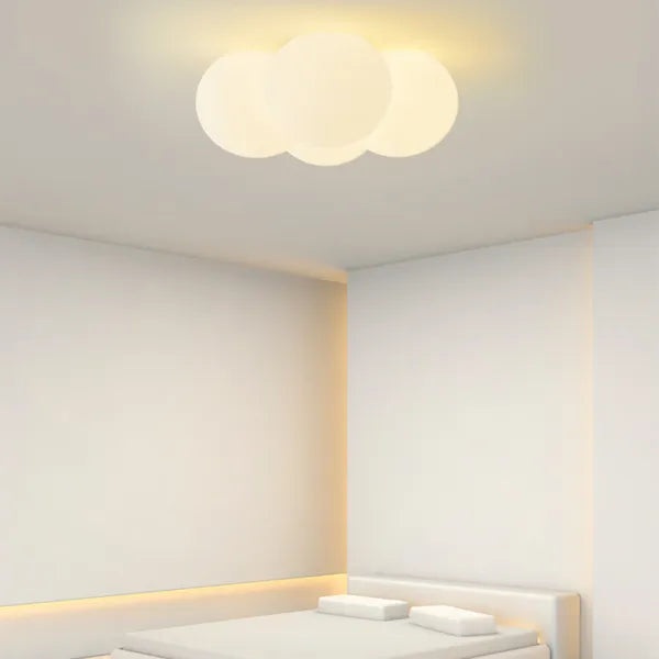 NuageLumière – Plafonnier flottant au design vaporeux