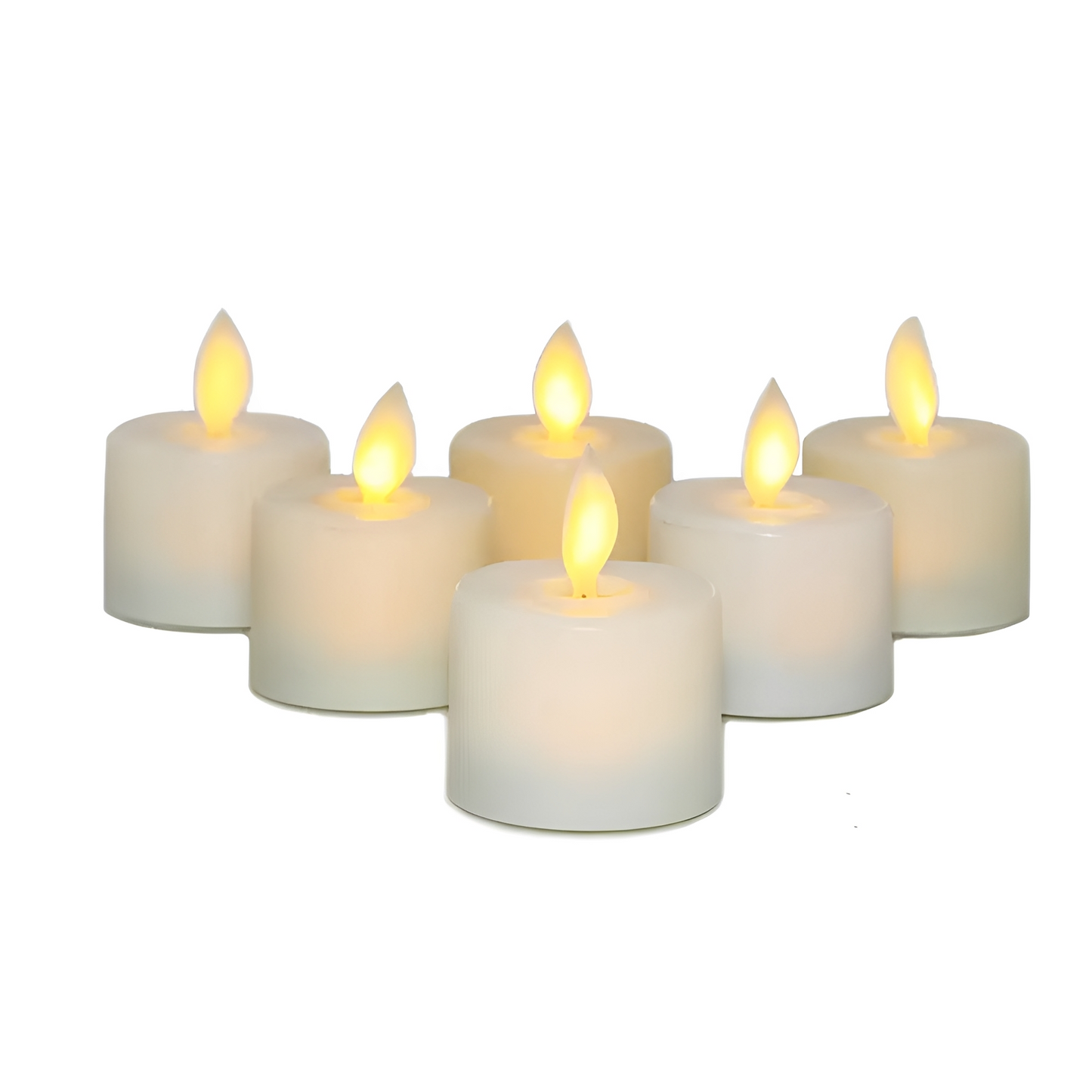 GlowLite – Bougie LED vacillante en Beige