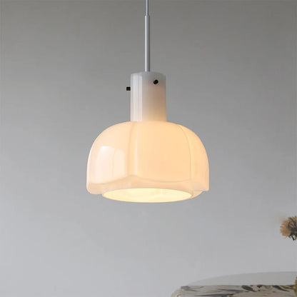 Lanie – Suspension Moderne en Verre et Fleurs