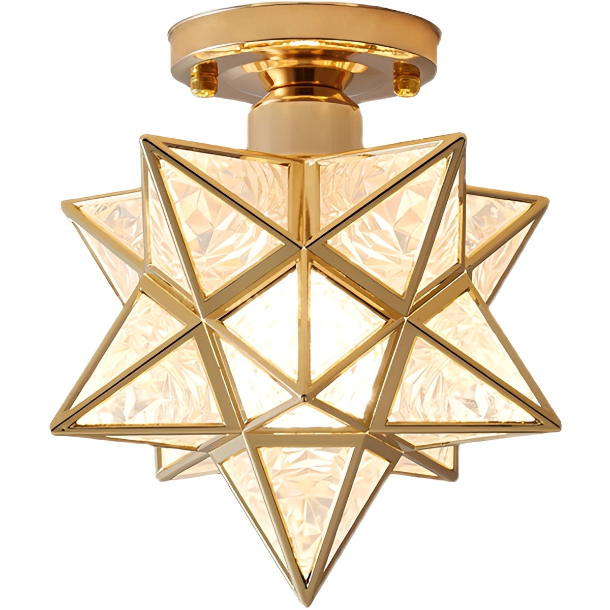 Zack – Lustre de plafond rétro étoile en fer