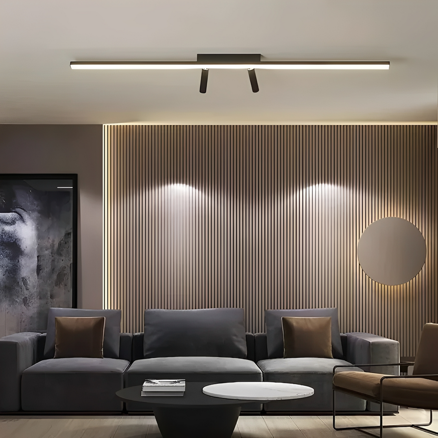 Haney – Lampe de plafond LED linéaire