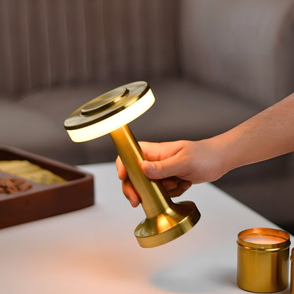 Zamira – Lampe de table rechargeable en forme d’haltère