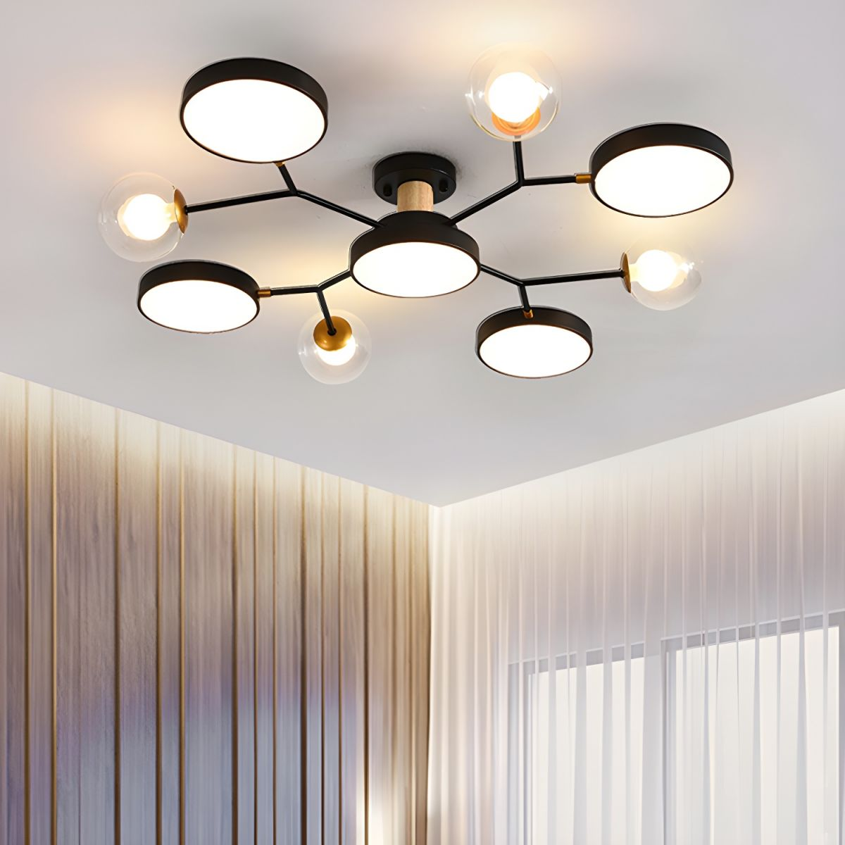 Darren – Lampe de plafond LED en design Branch