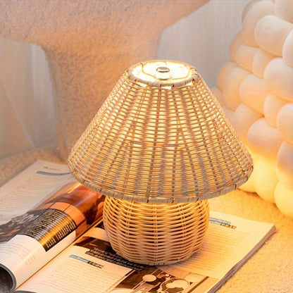 Noya – Lampe de table en rotin
