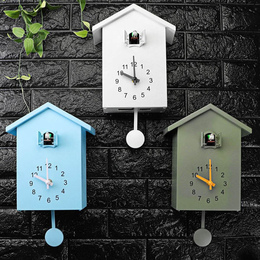 Kiano – Horloge murale coucou en forme de maison