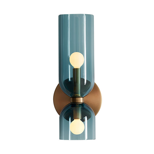 Arik – Plafonnier double globe en verre