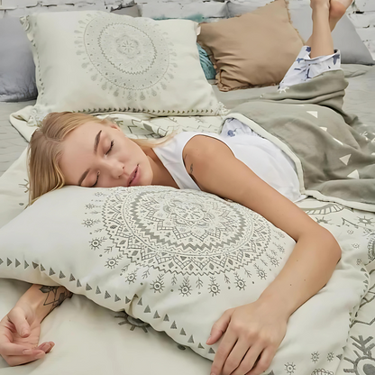 Mika – Housse de coussin en coton à trois couches
