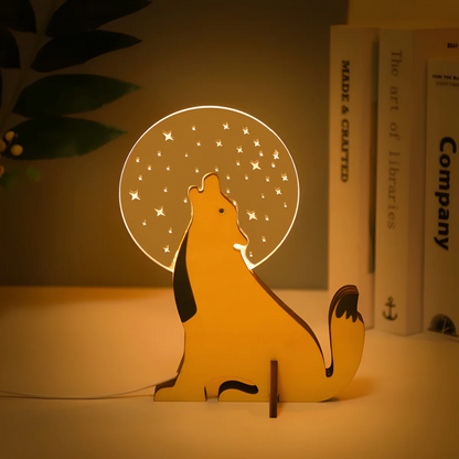 Telyx – Lampe de table en bois LED