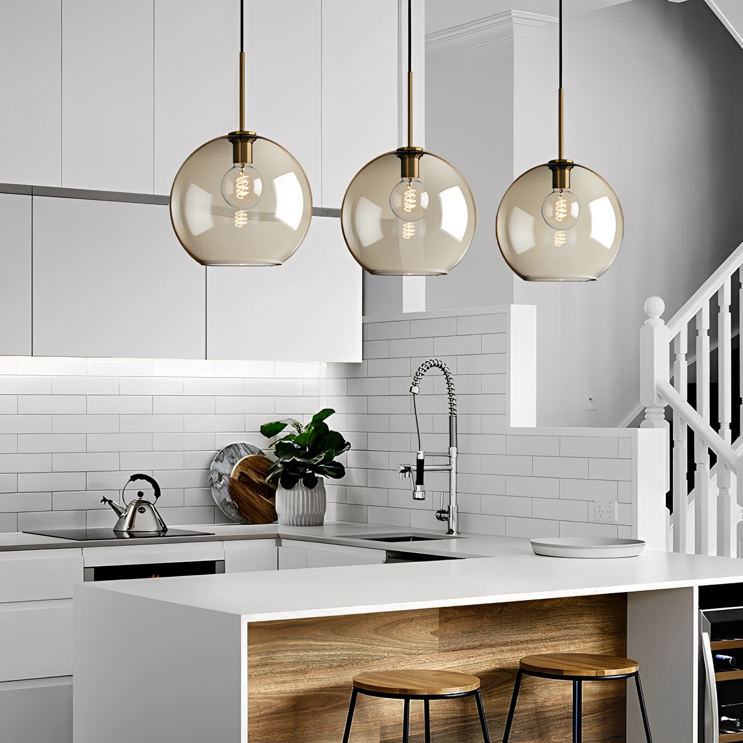 Felix – Luxe Lumière Suspension en Verre