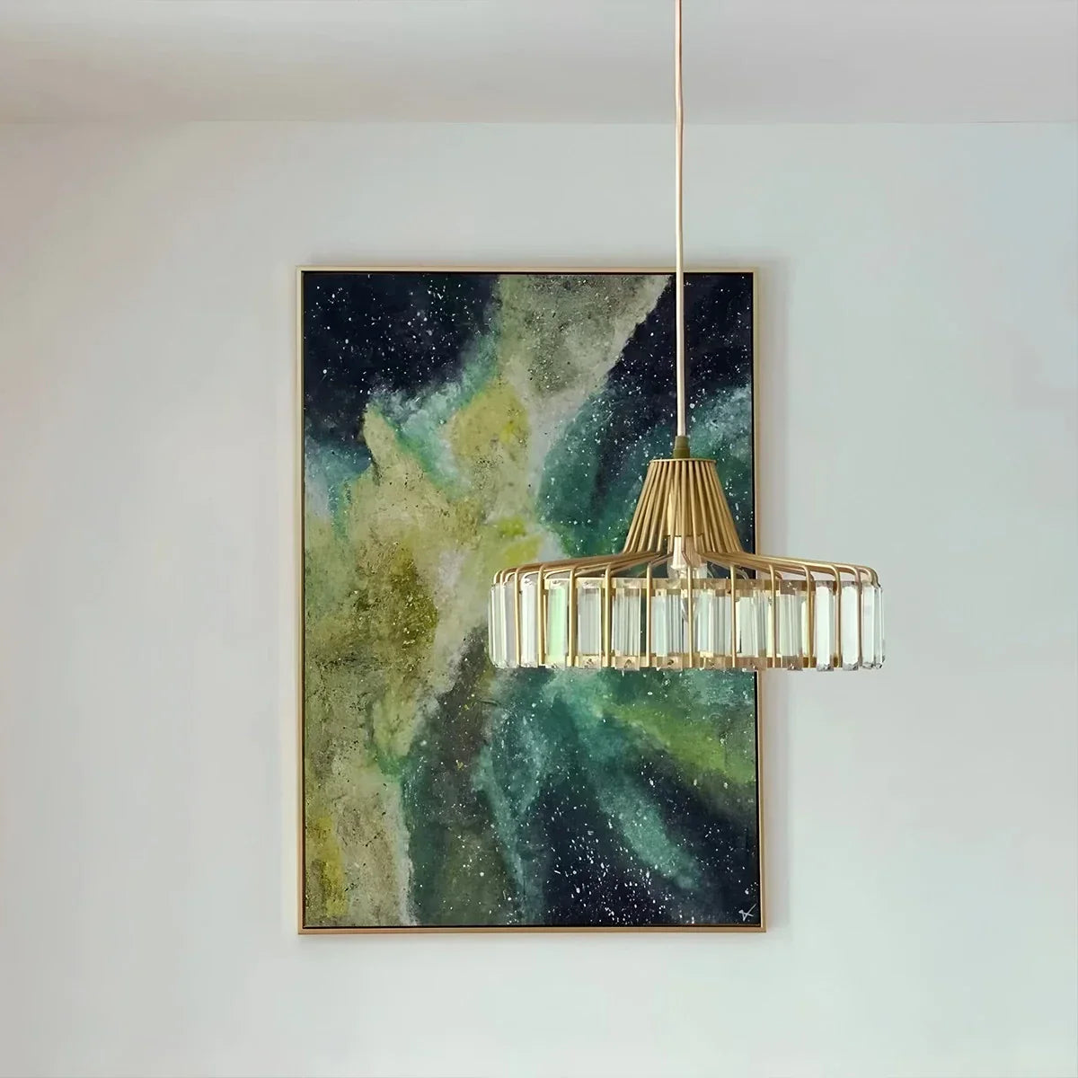 Amaya – Suspension en cristal en forme de soleil