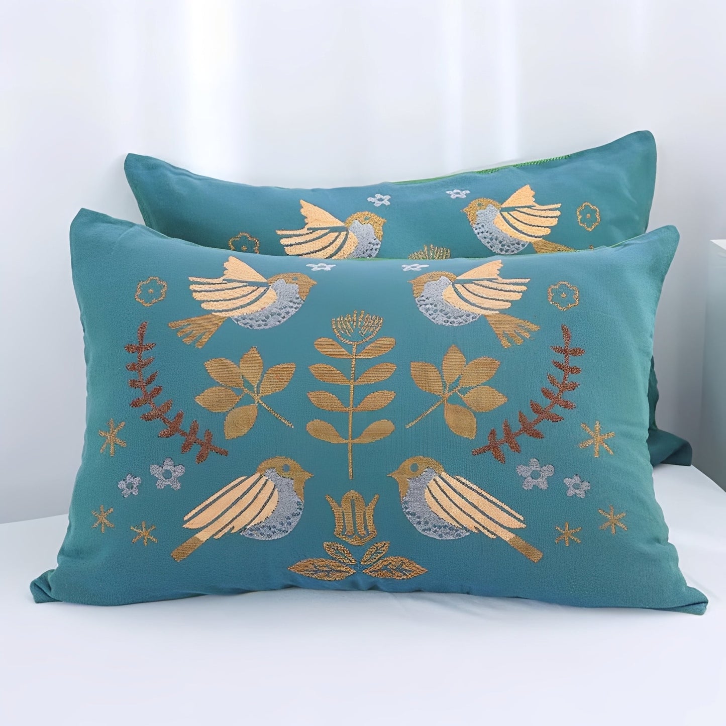Ingrid – Housses de coussin en gaze de coton