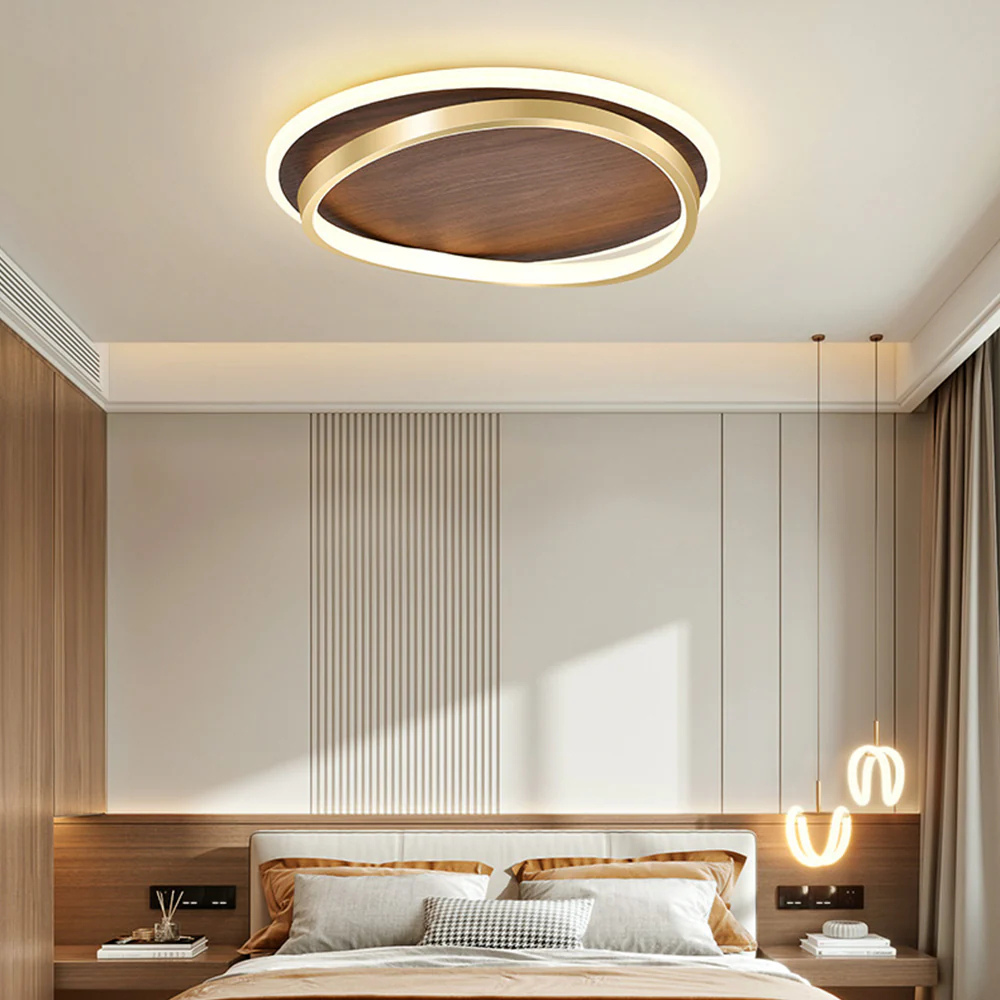 Kairo – Lampe de plafond en bois nordique