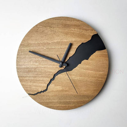 BoisLuxe – Horloge murale au design raffiné