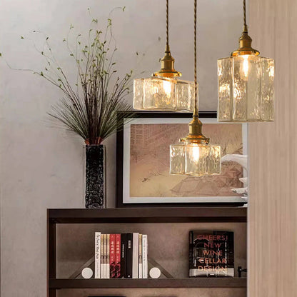 Kian – Lampe Suspendue en Verre Élégante