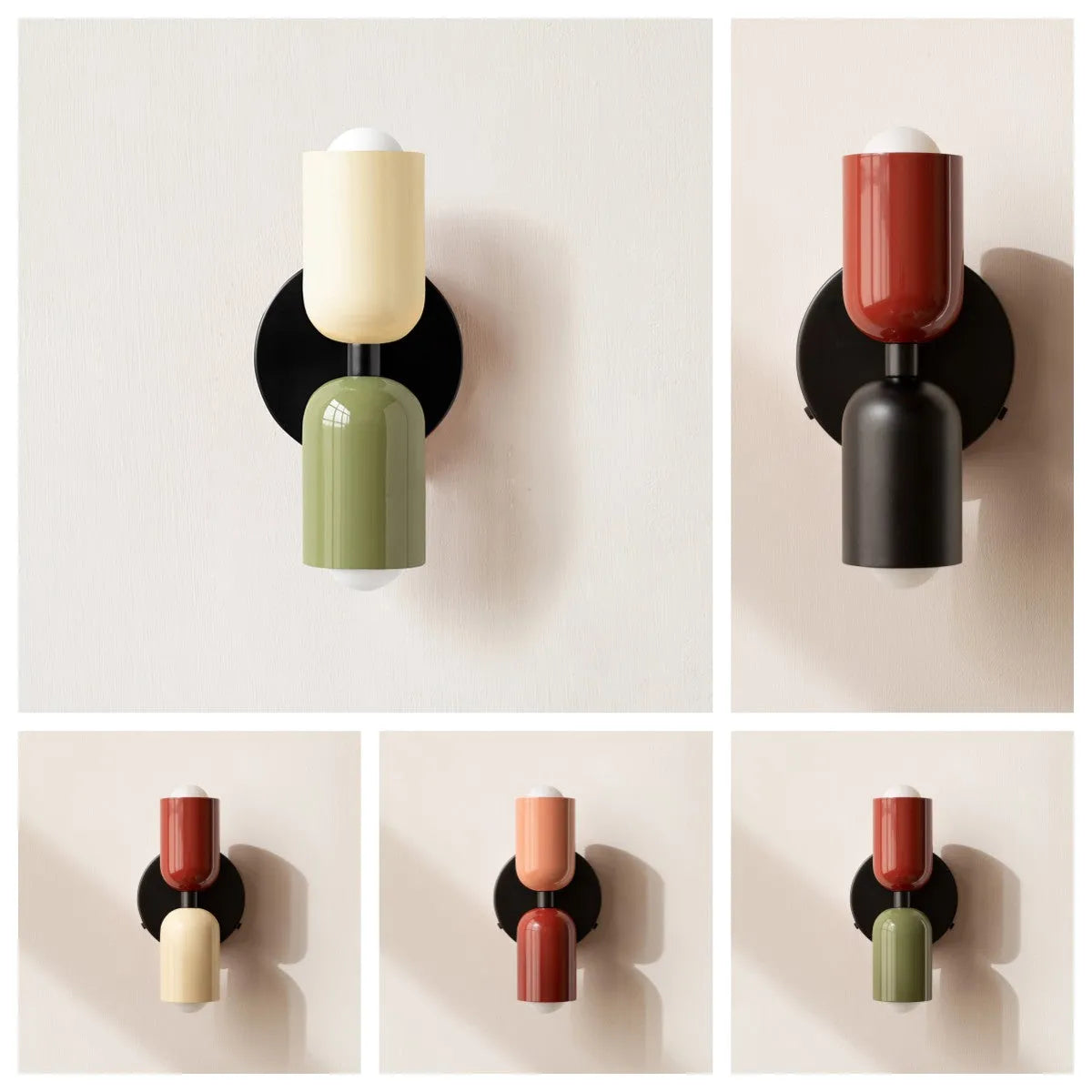 Maki – Applique murale moderne à double tête