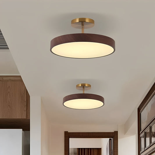 Luca – Lampe Plafond Minimaliste en Bois