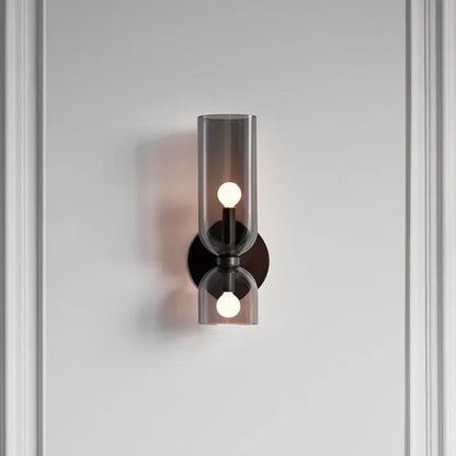 DuoVerre – Applique murale LED à double tête en verre élégant