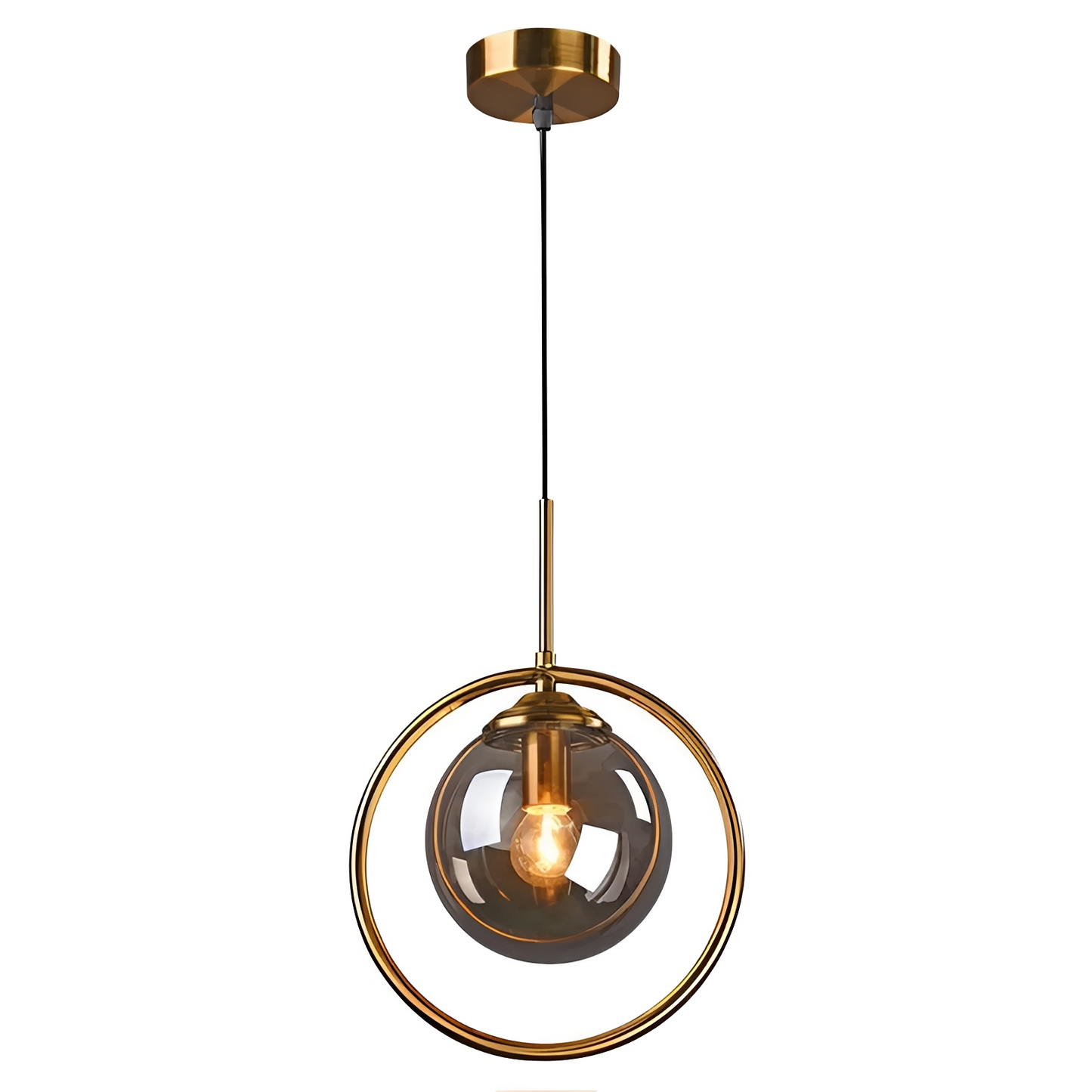 Elvara – Suspension en verre avec lumière unique