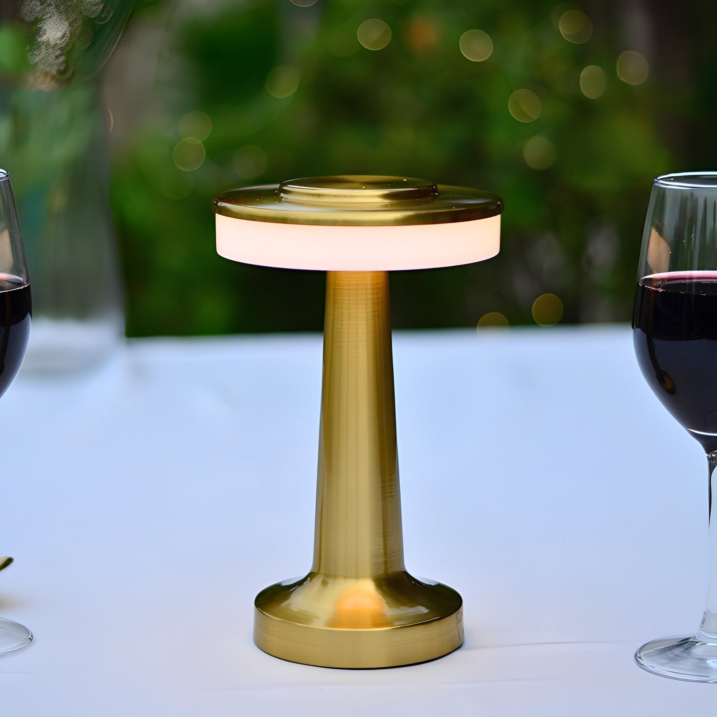 Zamira – Lampe de table rechargeable en forme d’haltère