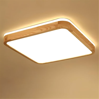 Paulo – Plafonnier LED en bois