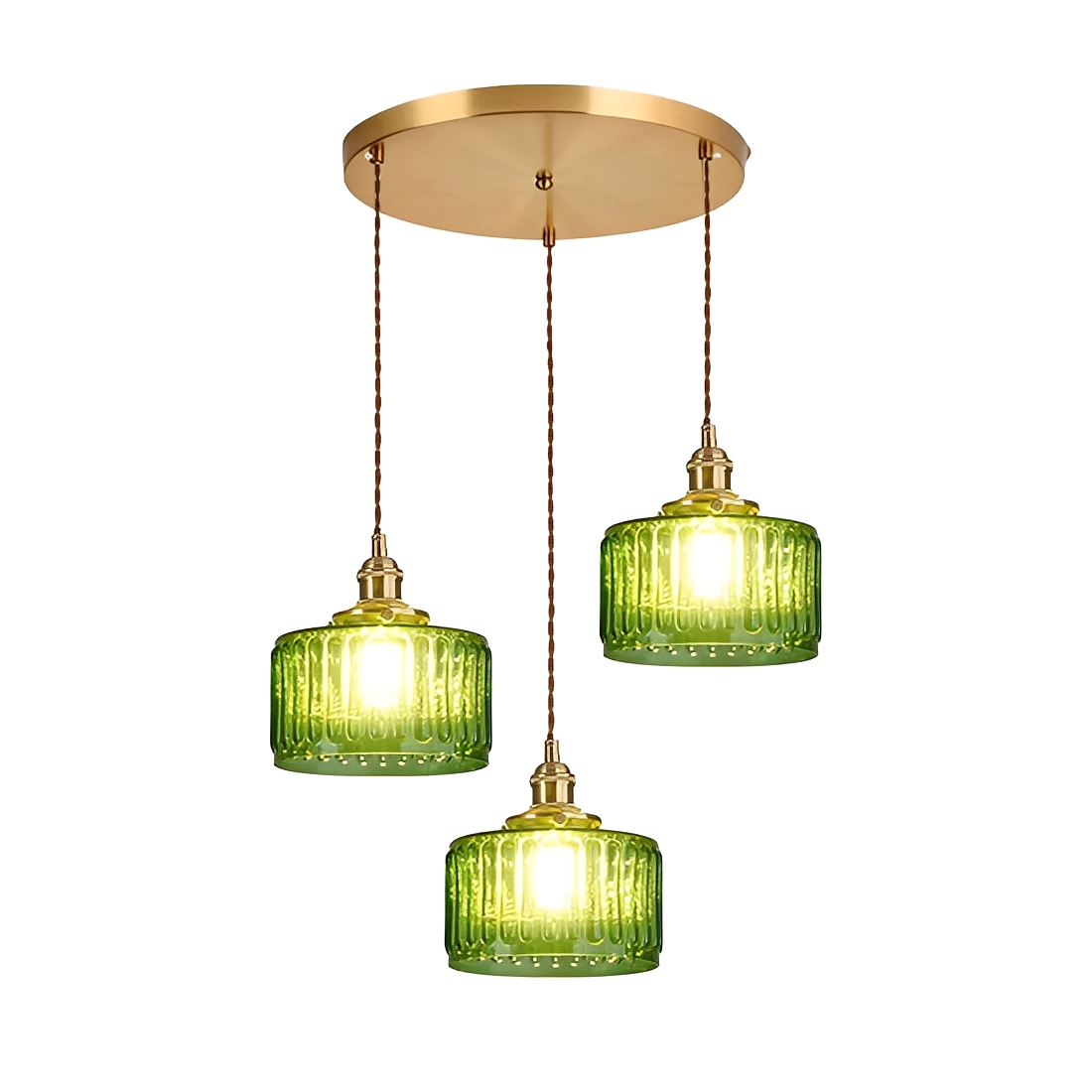Miriam – Lustre créatif en laiton et verre