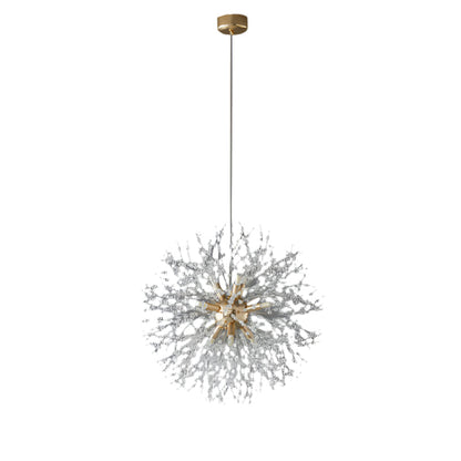 ClartéCristal – Suspension LED élégante avec effet de diffraction
