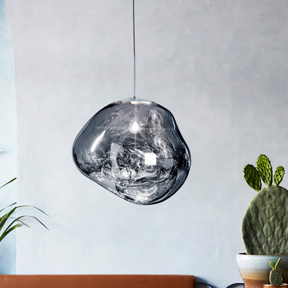 Edna – Suspension avec Design en Verre Irrégulier