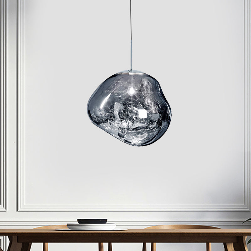 Edna – Suspension avec Design en Verre Irrégulier