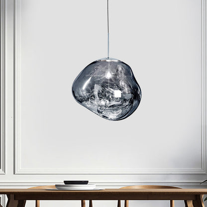 Edna – Suspension avec Design en Verre Irrégulier
