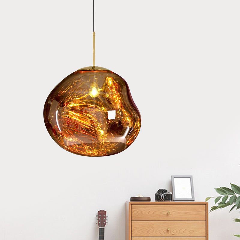 Edna – Suspension avec Design en Verre Irrégulier