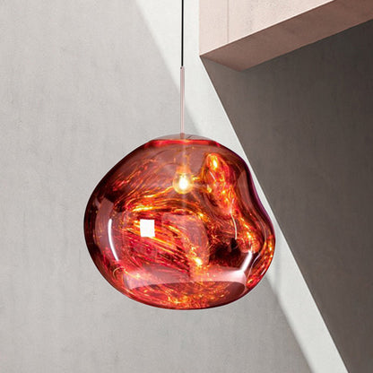 Edna – Suspension avec Design en Verre Irrégulier