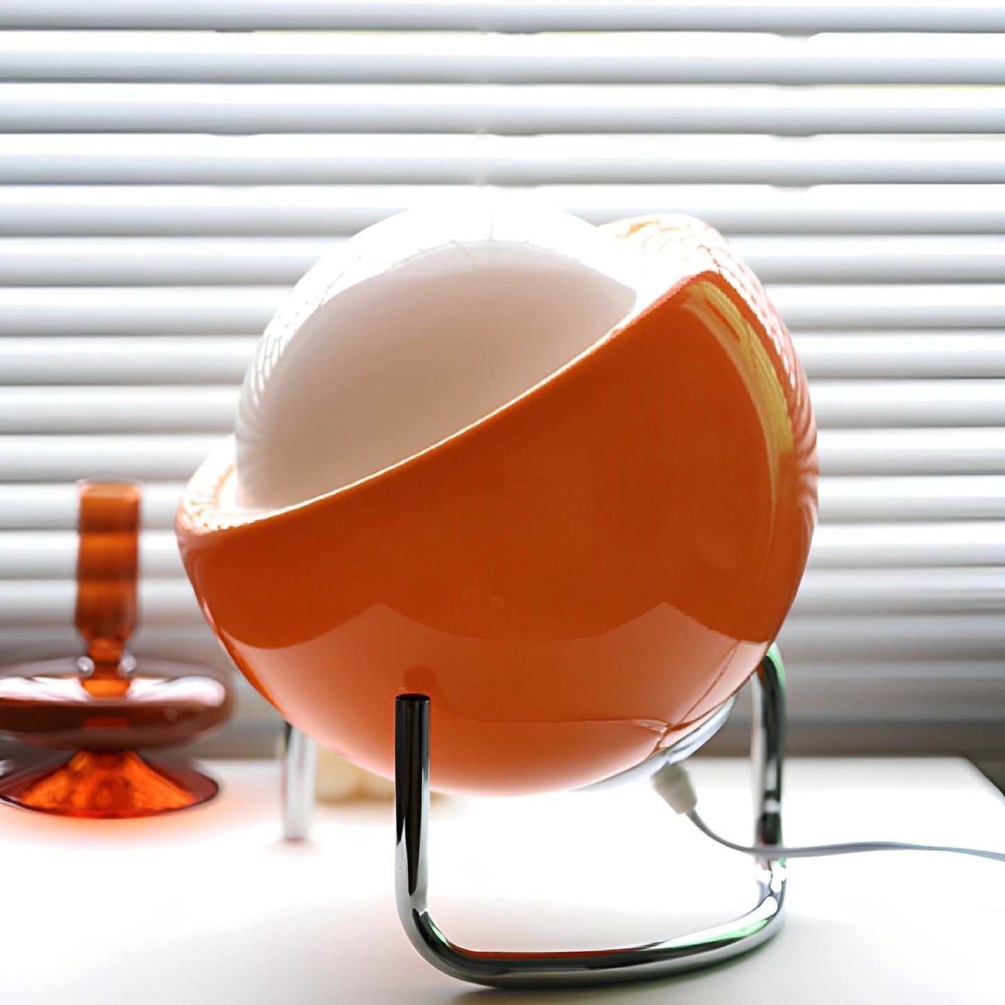 Aurelia – Lampe de table Bauhaus style rétro avec design en verre