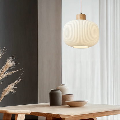 Akari – Suspension en verre japonais