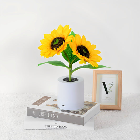 Solina – Veilleuse LED tournesol rechargeable