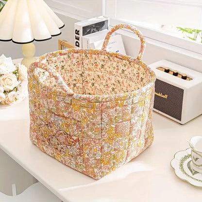 Yela – Panier en toile rustique