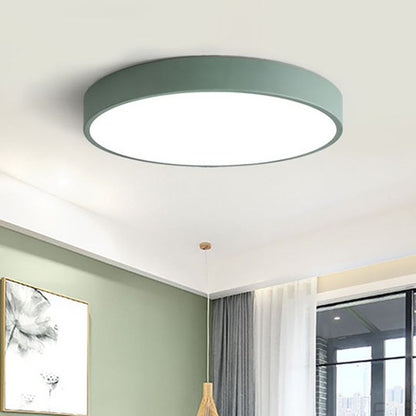 ÉclatÉly – Plafonnier rond en rose et gris pour intérieur tendance