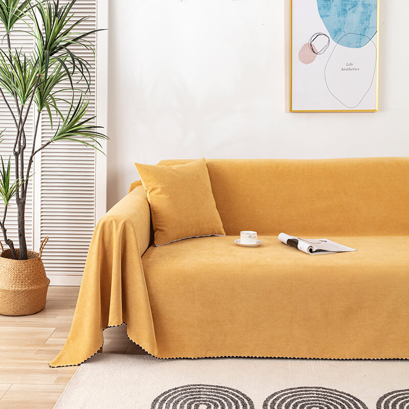 Mira – Solide Cord-Couverture de Protection pour Canapé en Cuir