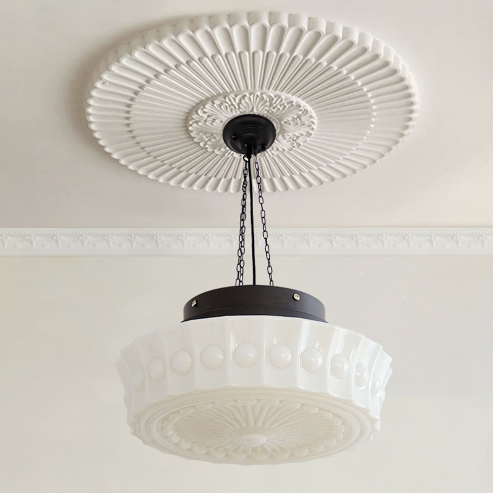 Elora – Suspension blanche style vintage
