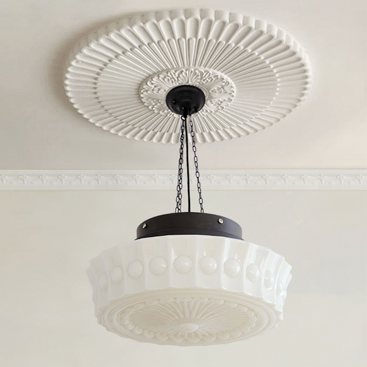 Elora – Suspension blanche style vintage