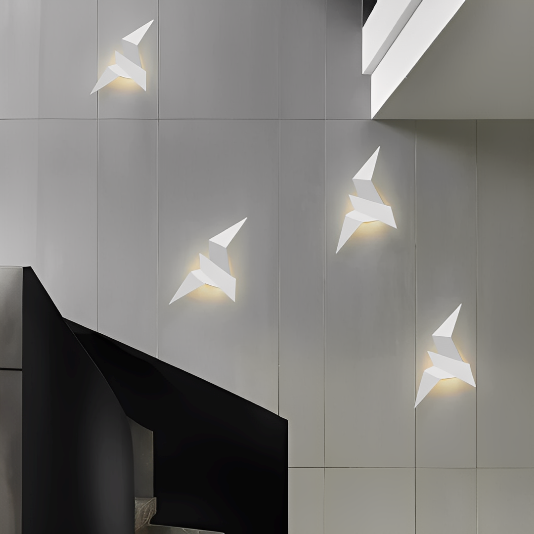 Aves – Applique murale LED décorative en forme d'oiseau