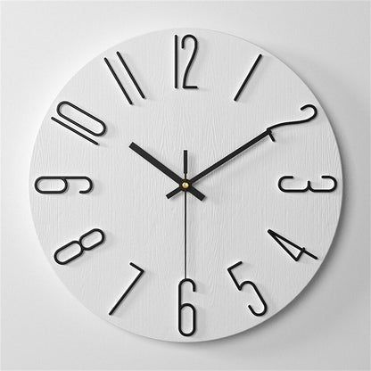 Rustom – Horloge murale de 12 pouces pour salon