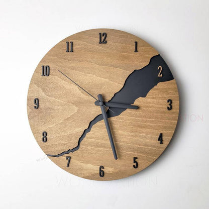 BoisLuxe – Horloge murale au design raffiné
