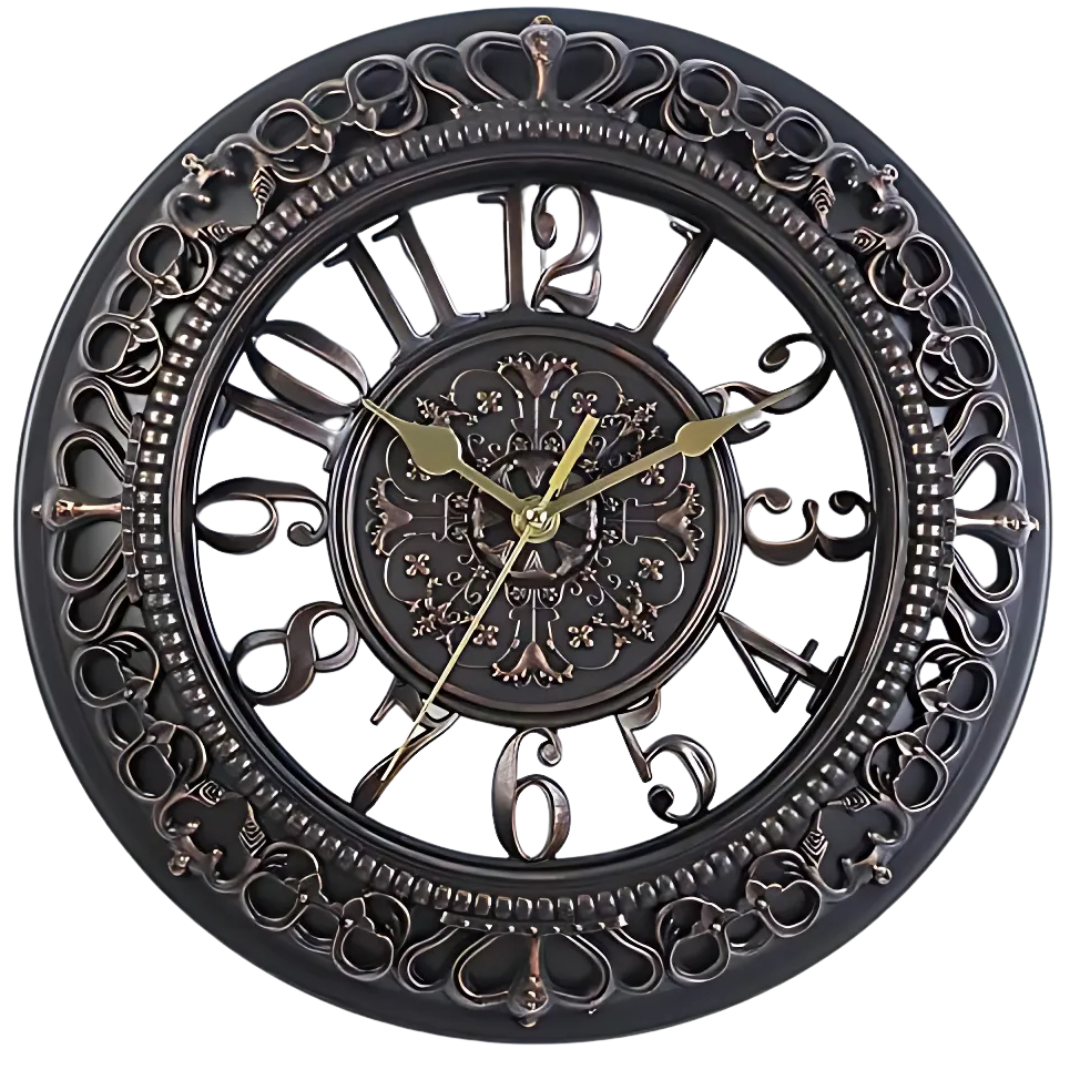 Anthea – Horloge murale vintage ronde