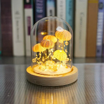 Nerida – Lampe de nuit en forme de méduse fabriquée à la main