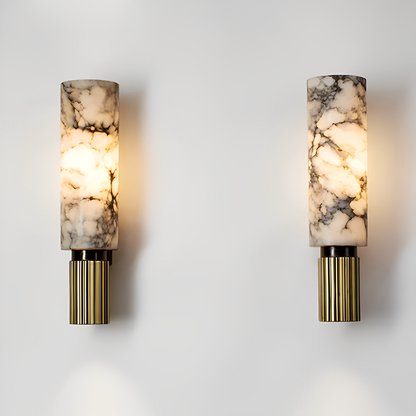 Valeria – Applique murale avec aspect marbre pour accents luxueux