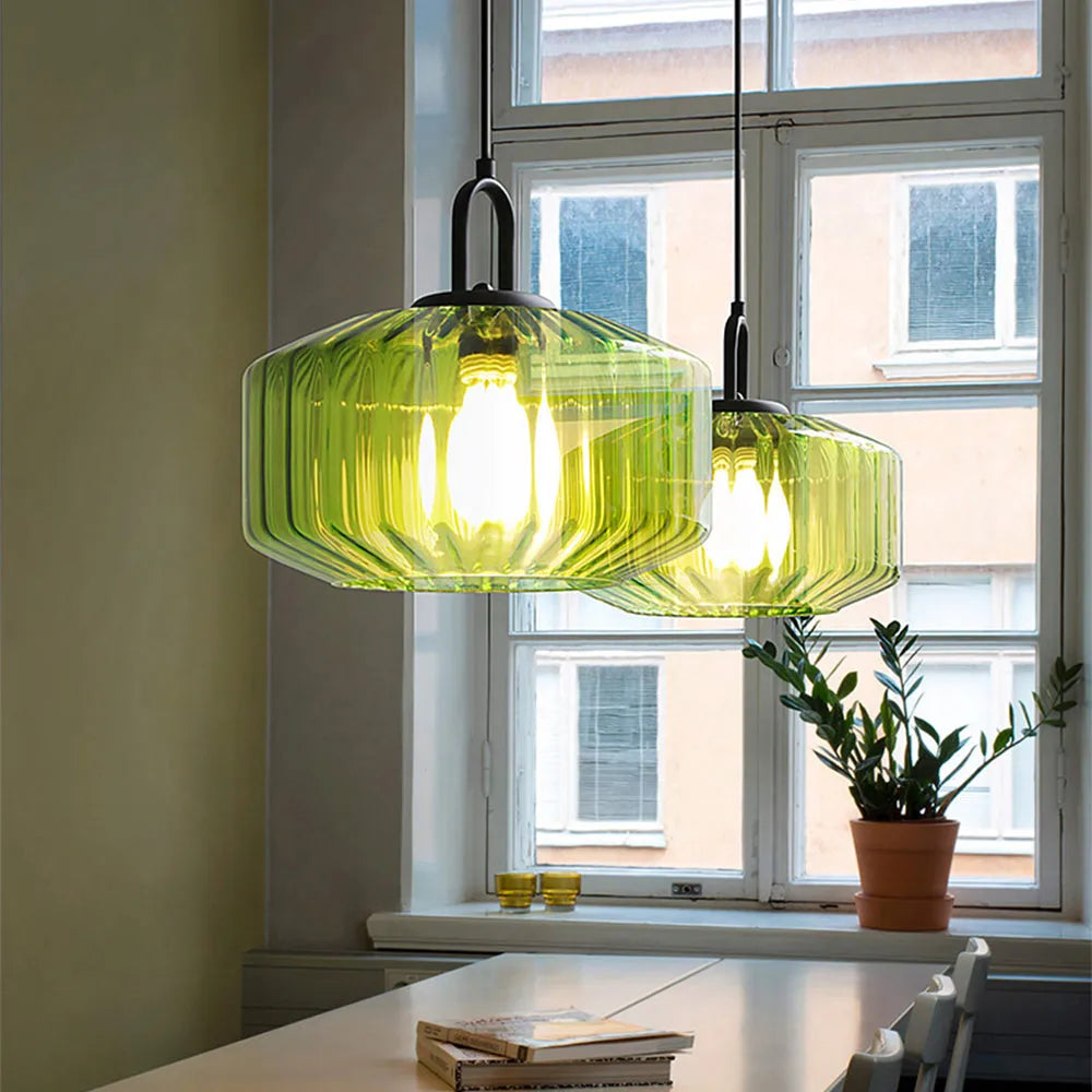 Vireo – Suspension en verre moderne