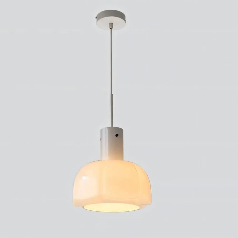 Lanie – Suspension Moderne en Verre et Fleurs